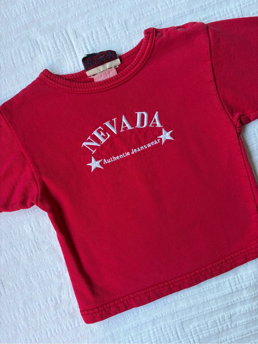Vintage Nevada Red Kids Sweater